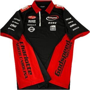 Godspeed Motors Bosch Rowe Delphi Racing Race Charlotte NC Paragon Polo Shirt XL